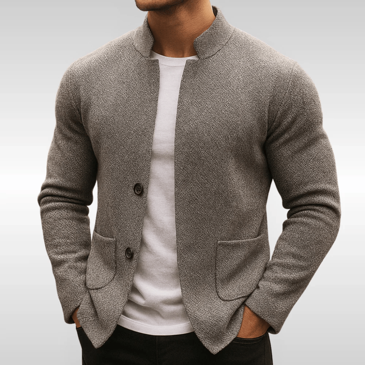 Lukas – Strukturierte Strickjacke