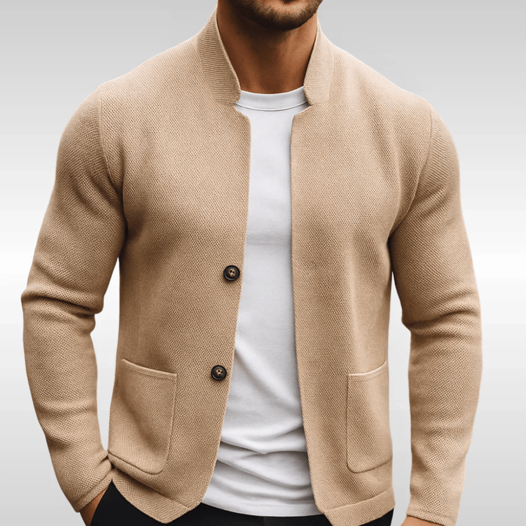 Lukas – Strukturierte Strickjacke