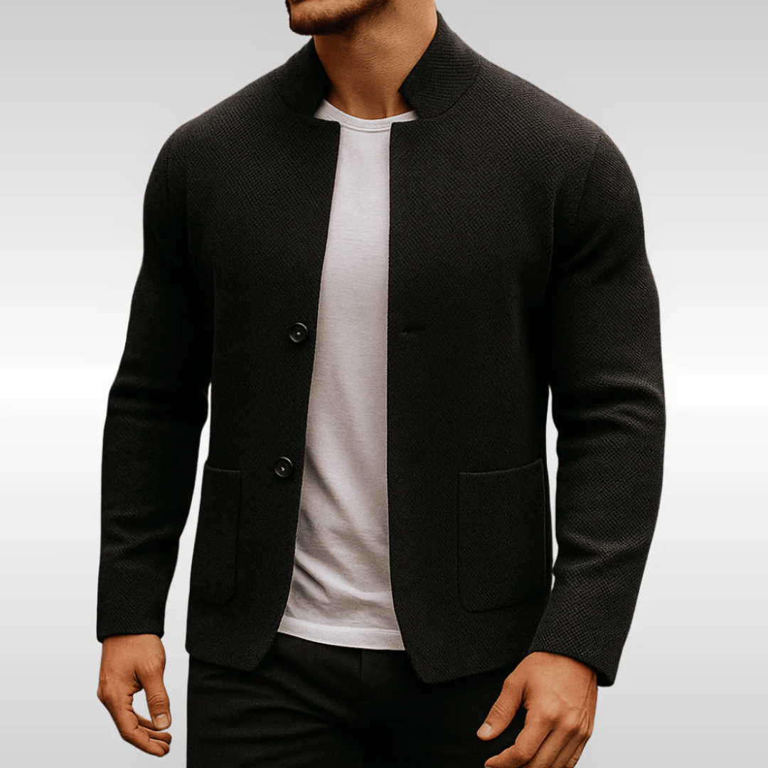 Lukas – Strukturierte Strickjacke