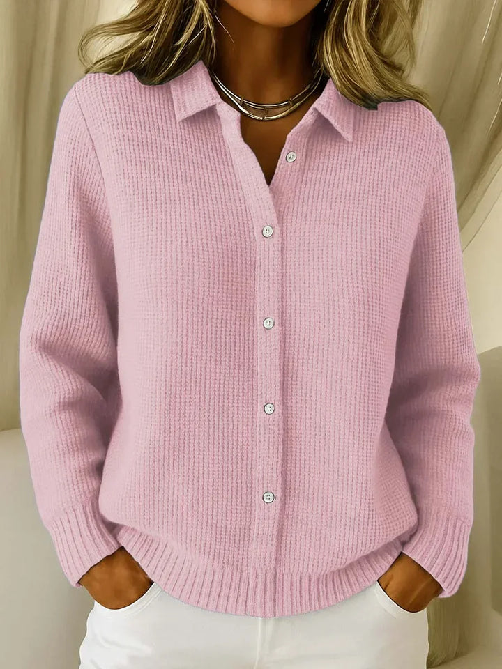 Amelia | Strukturierter Strick-Cardigan mit Knöpfen