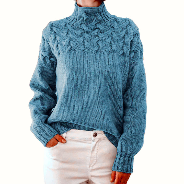 Violett | Gemütlicher Pullover