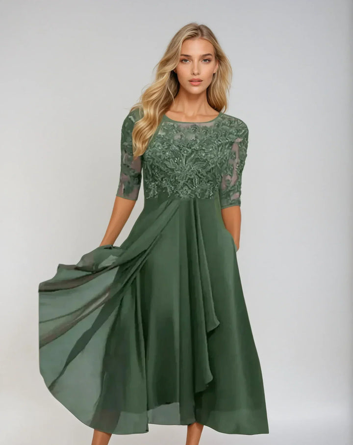 Audrey | Elegantes Spitzenkleid