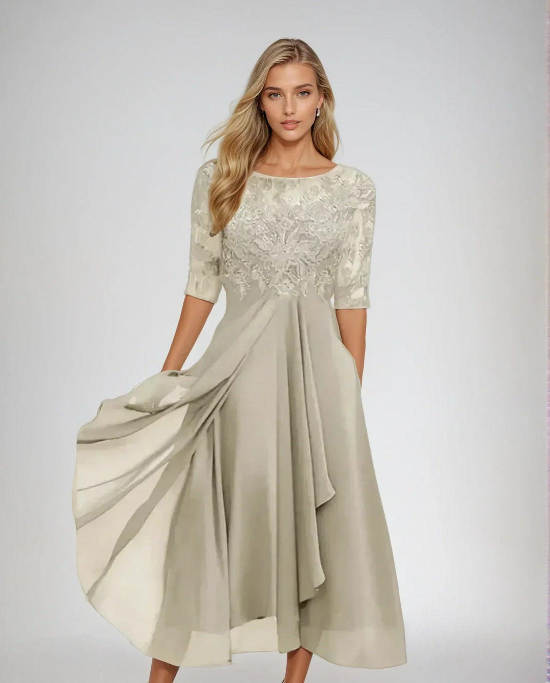 Audrey | Elegantes Spitzenkleid