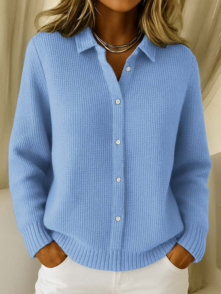 Amelia | Strukturierter Strick-Cardigan mit Knöpfen
