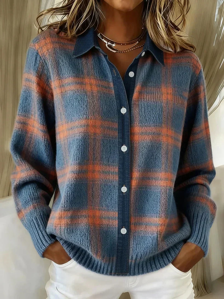 Mia | Kuscheliger Knopfstrickpullover