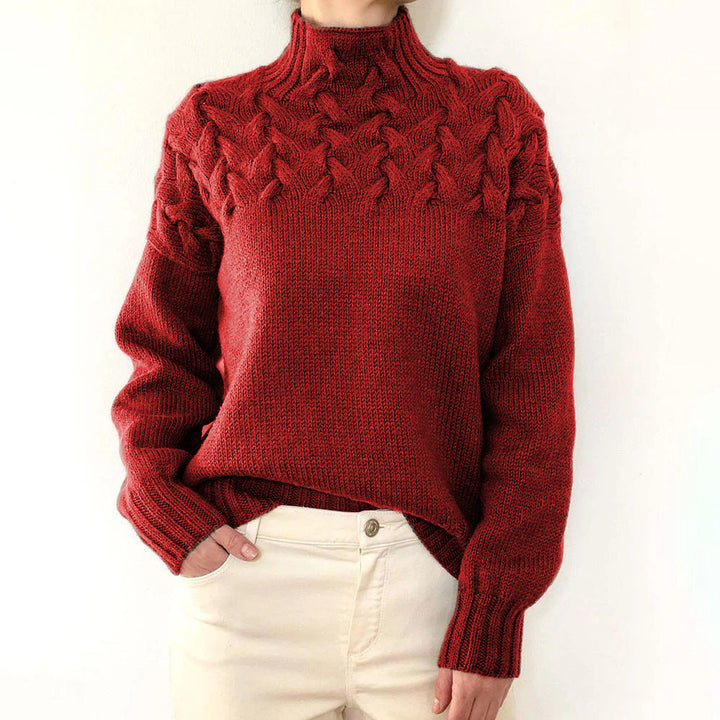 Violett | Gemütlicher Pullover